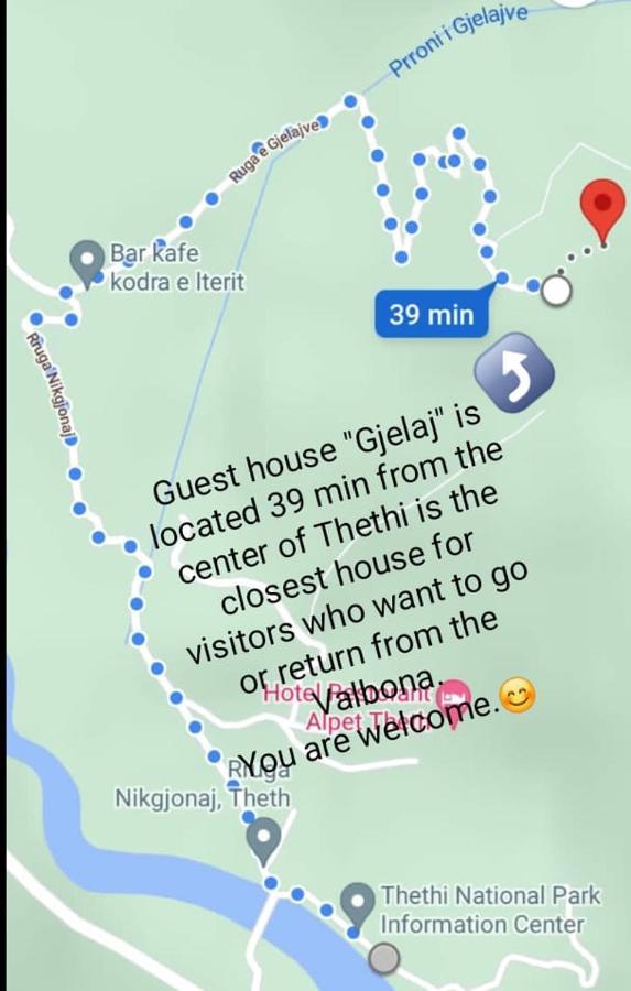 Guest House Gjelaj Theth Εξωτερικό φωτογραφία